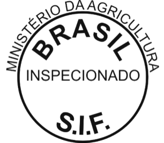 Selo Brasil Inspecionado S.I.F. - Ministério da Agricultura