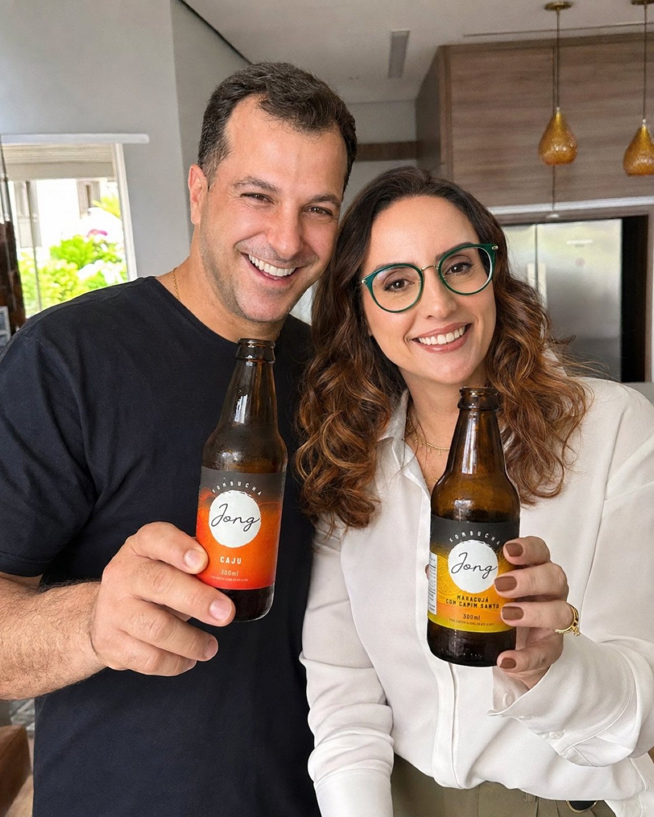 Os fundadores da Jong Kombucha